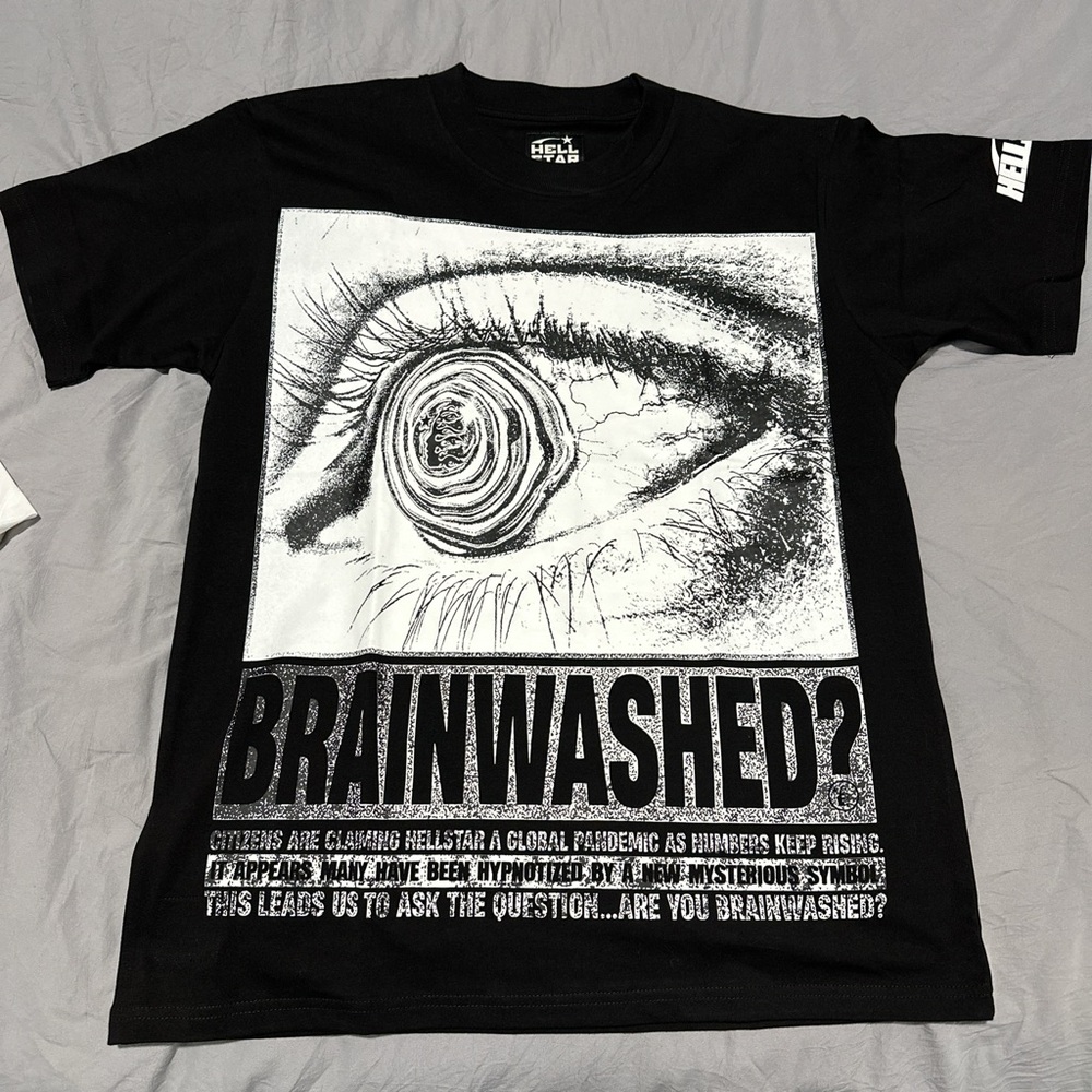 Hellstar Brainwashed Eyeball Shirt size S